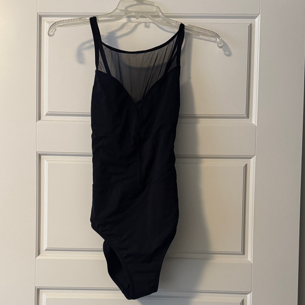 Elegant Black One-Piece Swimsuit